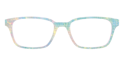 The Pastel Gradient with Holographic Hatching