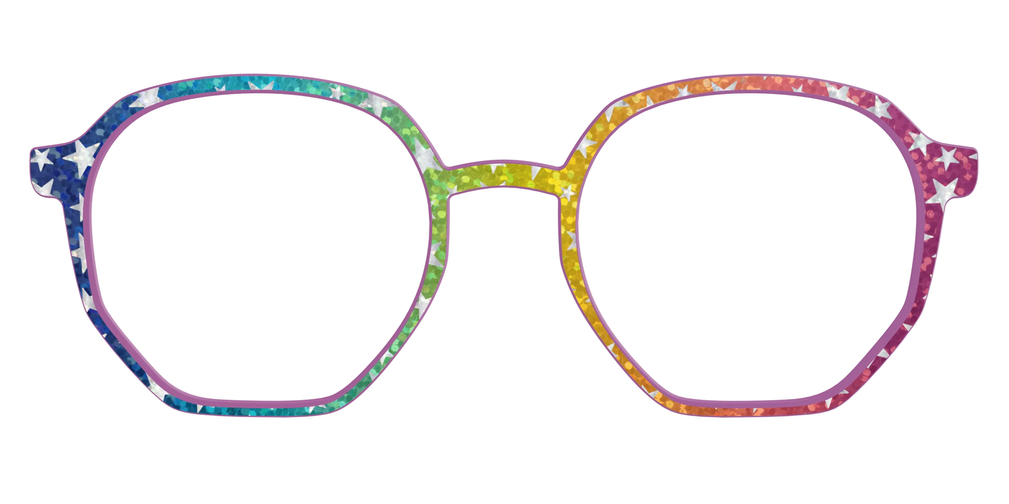 The Iridescent Rainbow Stars