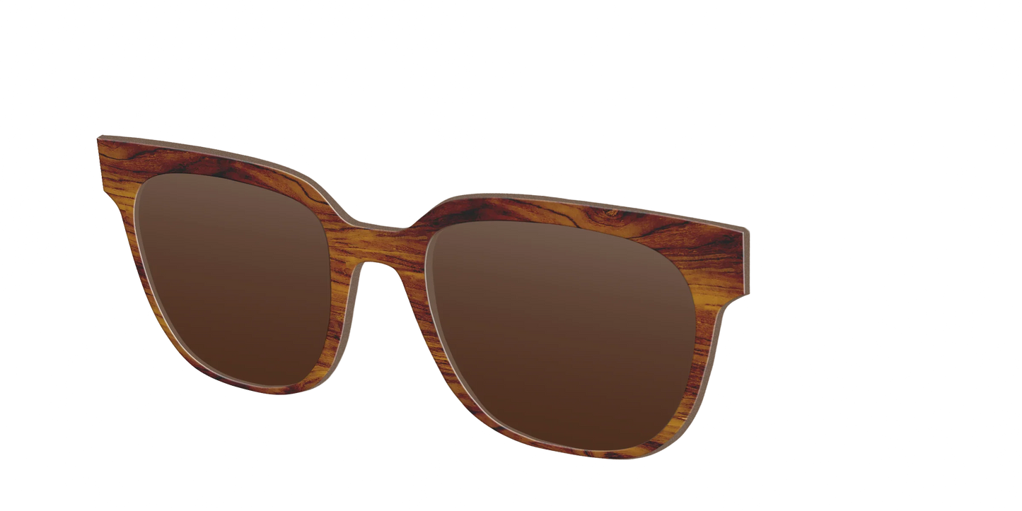 The Polarized Woodgrain Sun Top