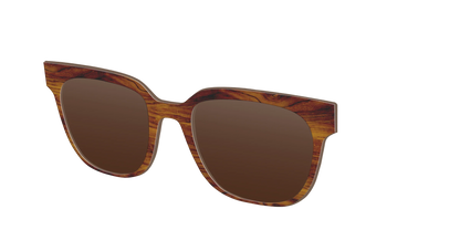 The Polarized Woodgrain Sun Top