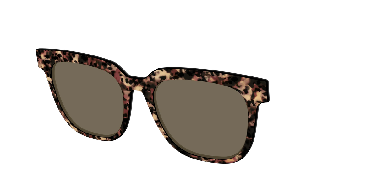 The Polarized Sienna Tortoise Sun Top