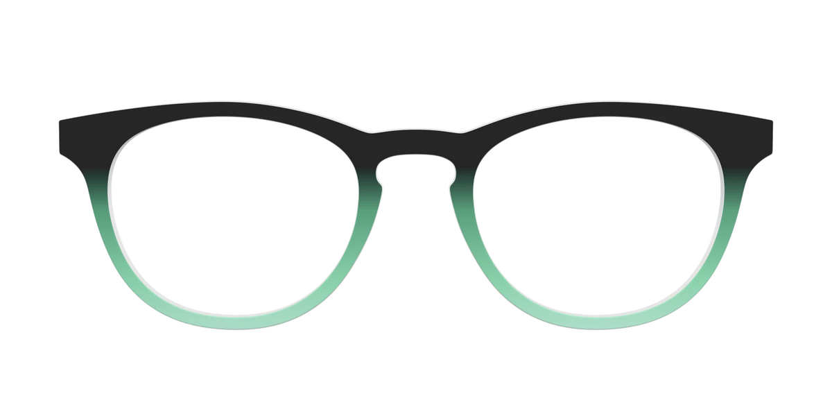 The Black to Spearmint Gradient