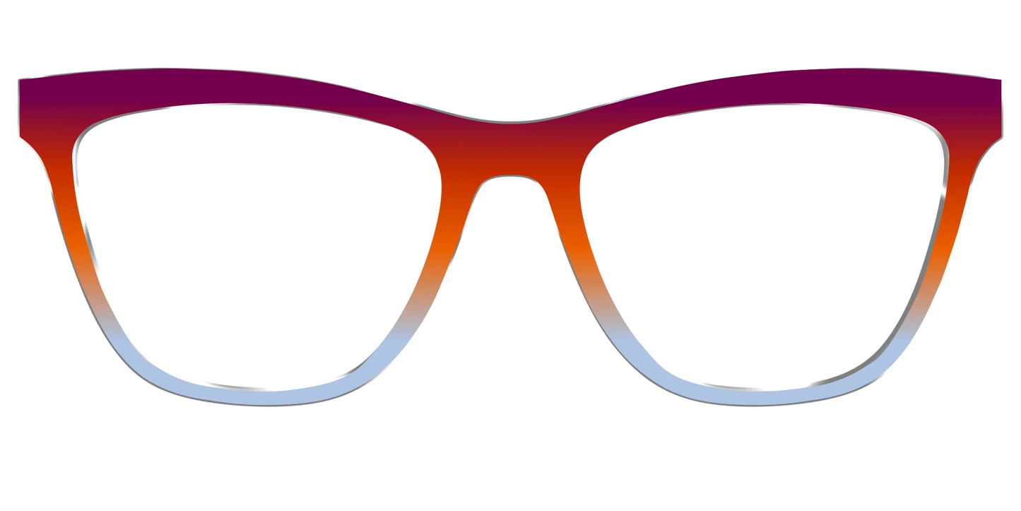 The Raspberry to Periwinkle Gradient
