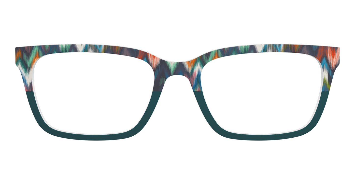 The Teal Ikat Split
