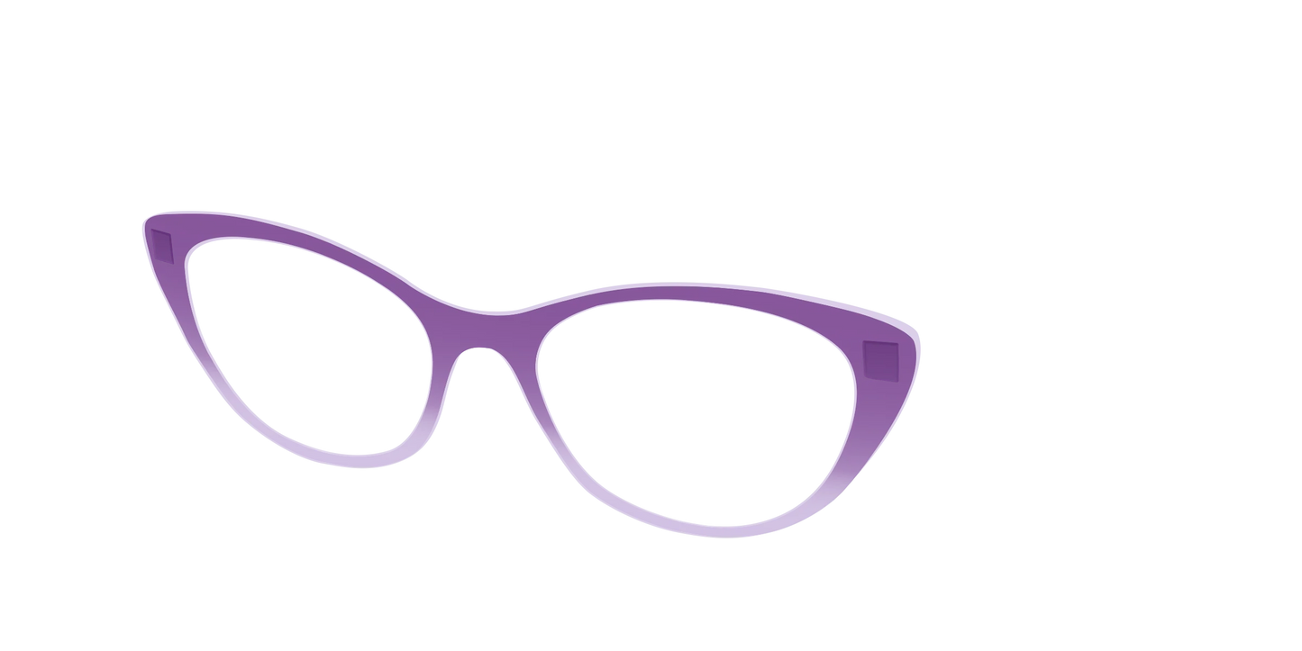 The Plum to Lilac Gradient Crystal