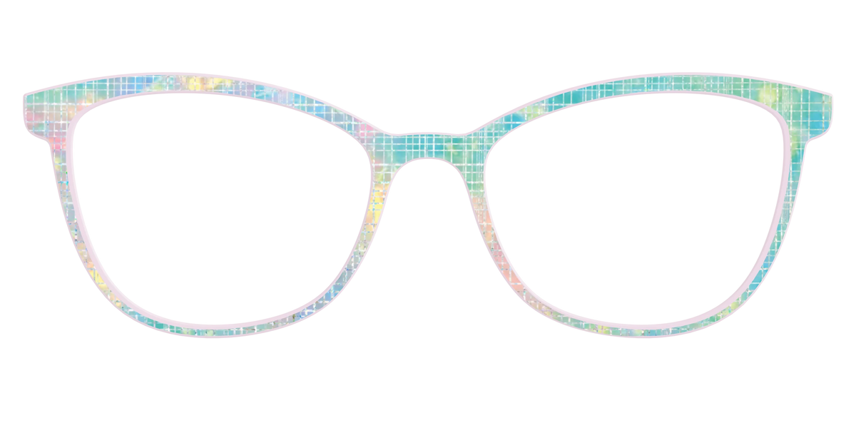 The Pastel Gradient with Holographic Hatching