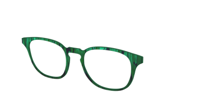 The Emerald Moire Stripes