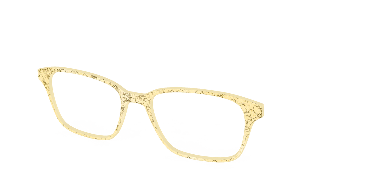 The Yellow Shimmer Petals with Gold Foil