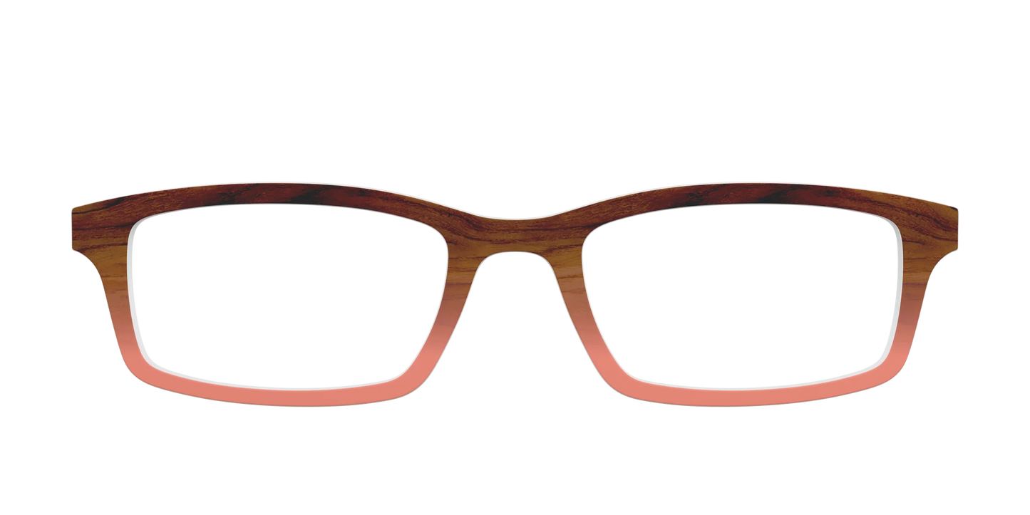 The Woodgrain to Peach Gradient