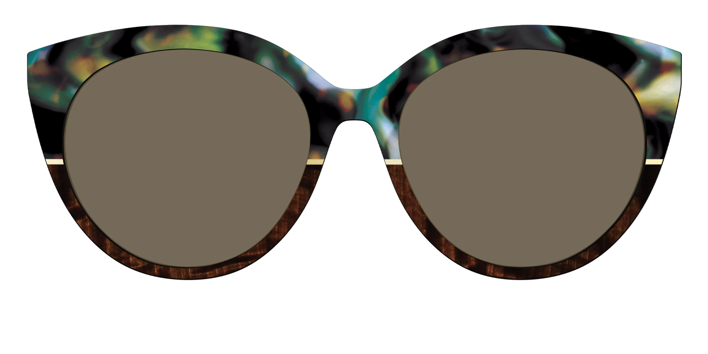 The Polarized Mirage Split with Gold Foil Sun Top