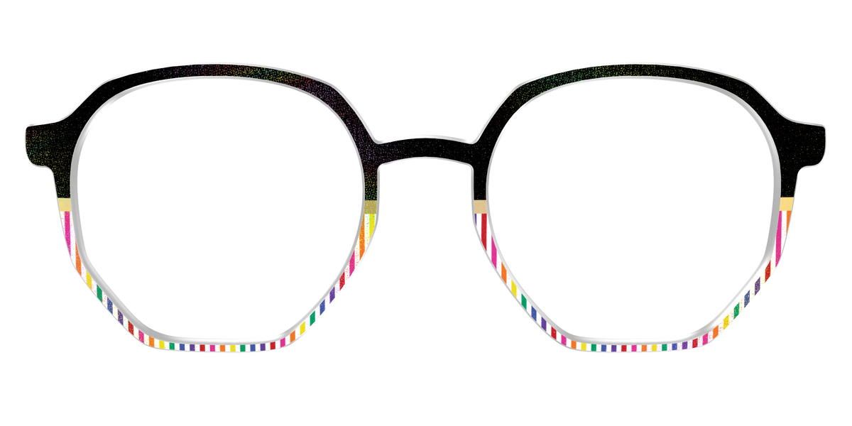 The Chic Pride Stripes Crystal with Gold Foil