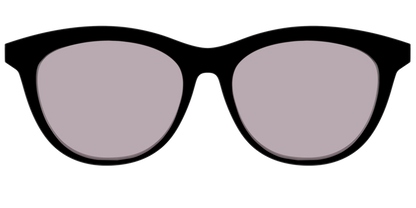 The Black with Gray Gaming Lens