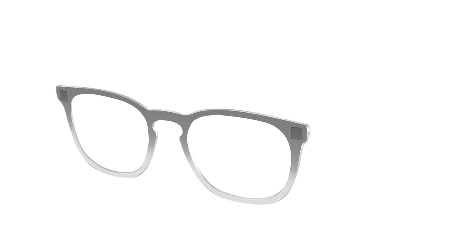 The Charcoal to Light Gray Gradient Crystal