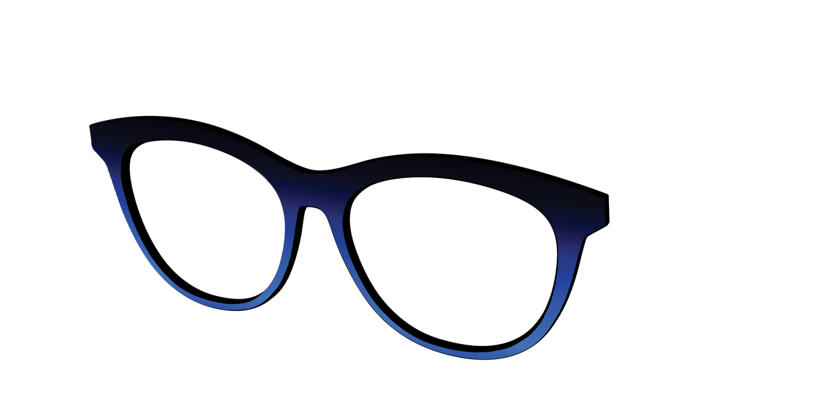 The Black to Blueberry Gradient