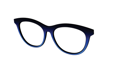 The Black to Blueberry Gradient
