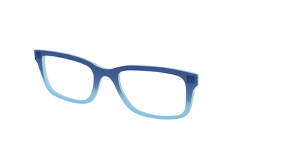 The Indigo to Sky Blue Gradient Crystal