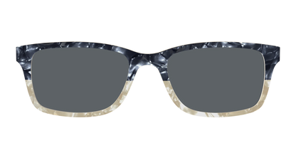 The Polarized Navy to Taupe Pearl Split Sun Top
