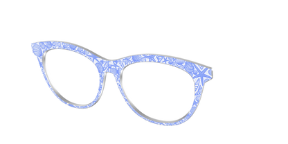 The Reef Blue Shell Lace