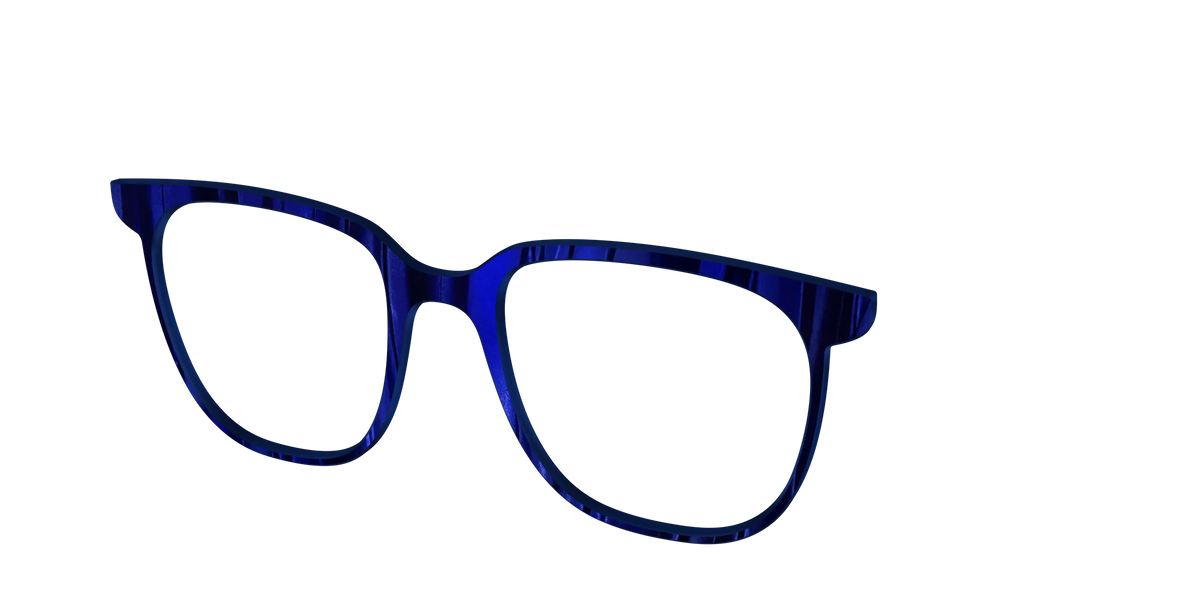 The Indigo Moire Stripes