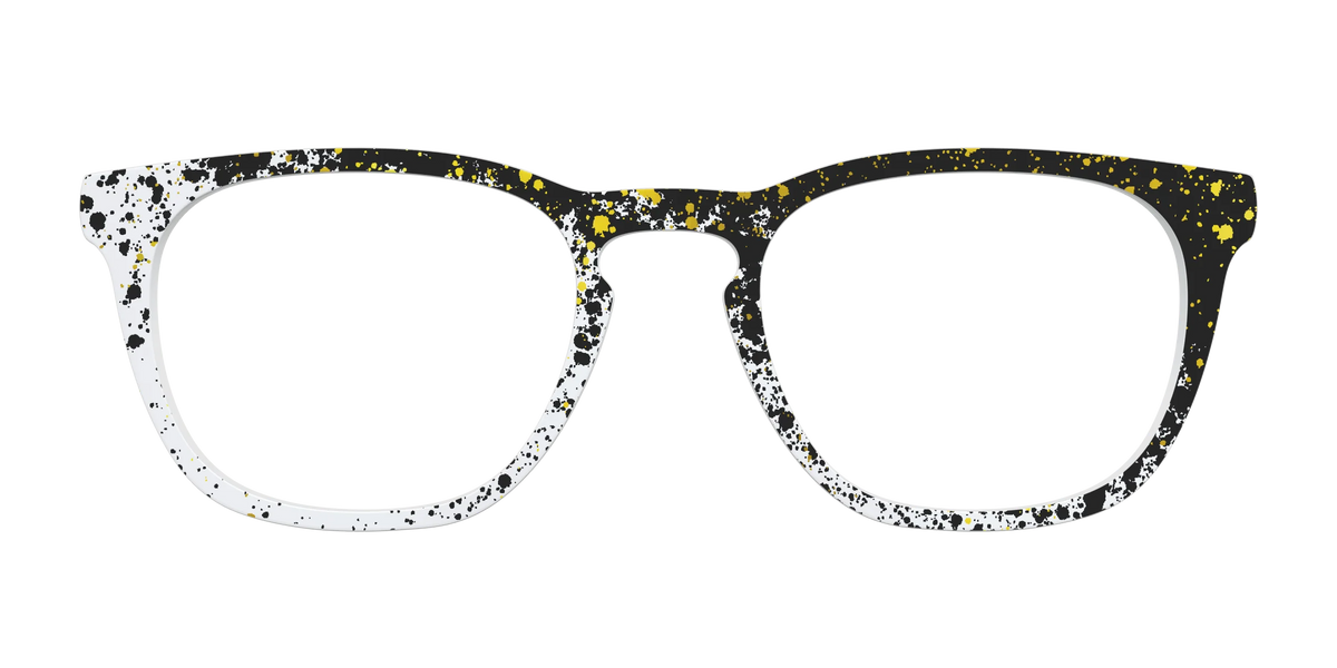 The Black & White Splatter