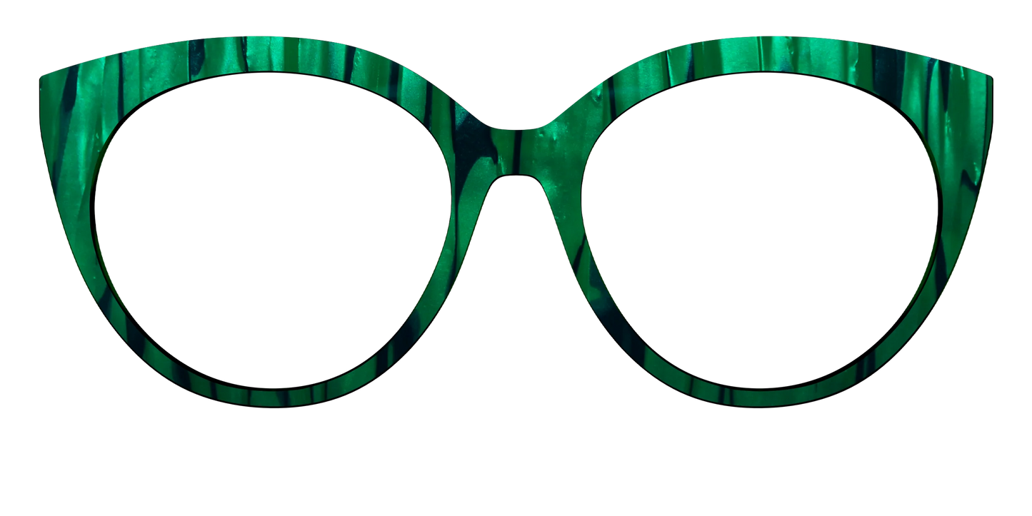 The Emerald Moire Stripes
