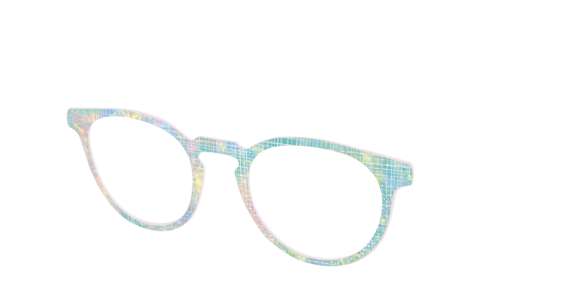 The Pastel Gradient with Holographic Hatching
