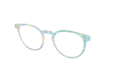 The Pastel Gradient with Holographic Hatching