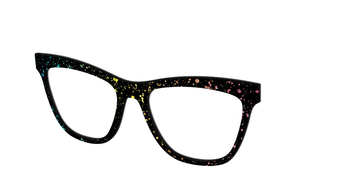 The Rainbow Foil Splatter