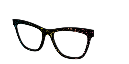 The Rainbow Foil Splatter