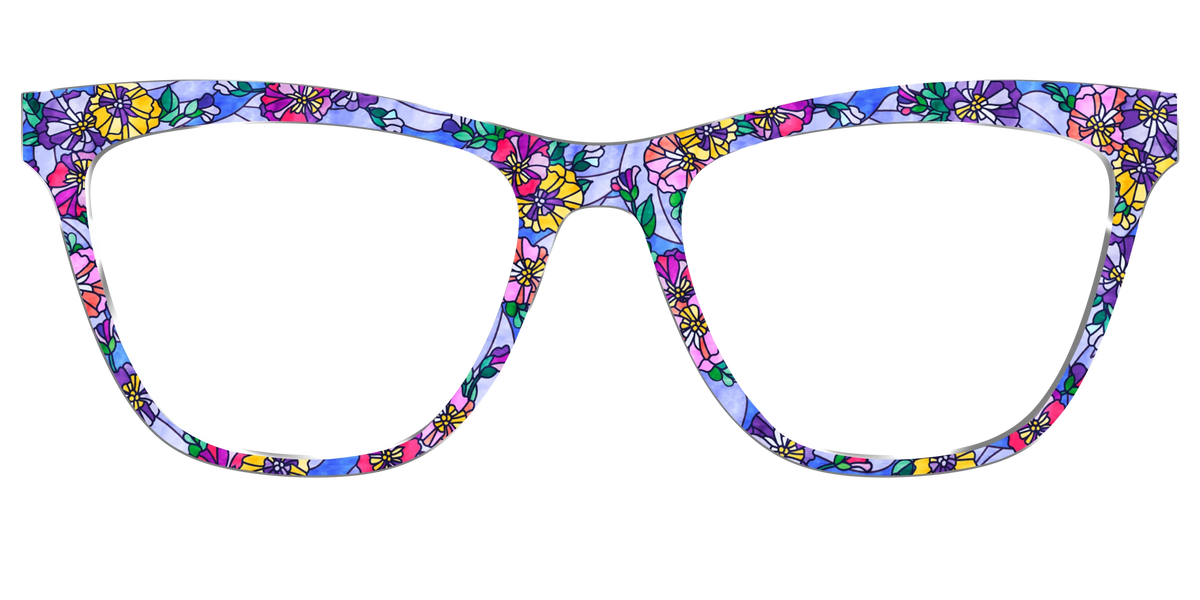 The Pansy Stained Glass
