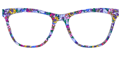 The Pansy Stained Glass