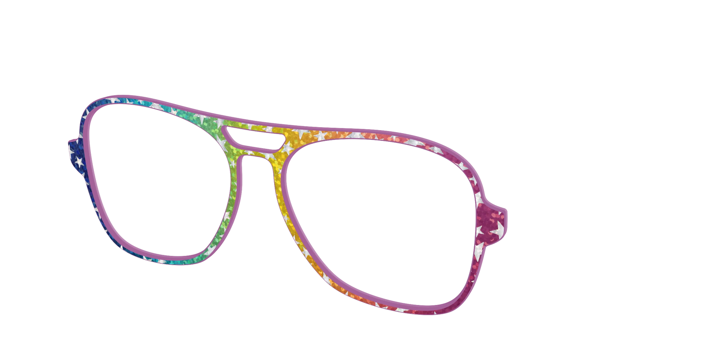 The Iridescent Rainbow Stars