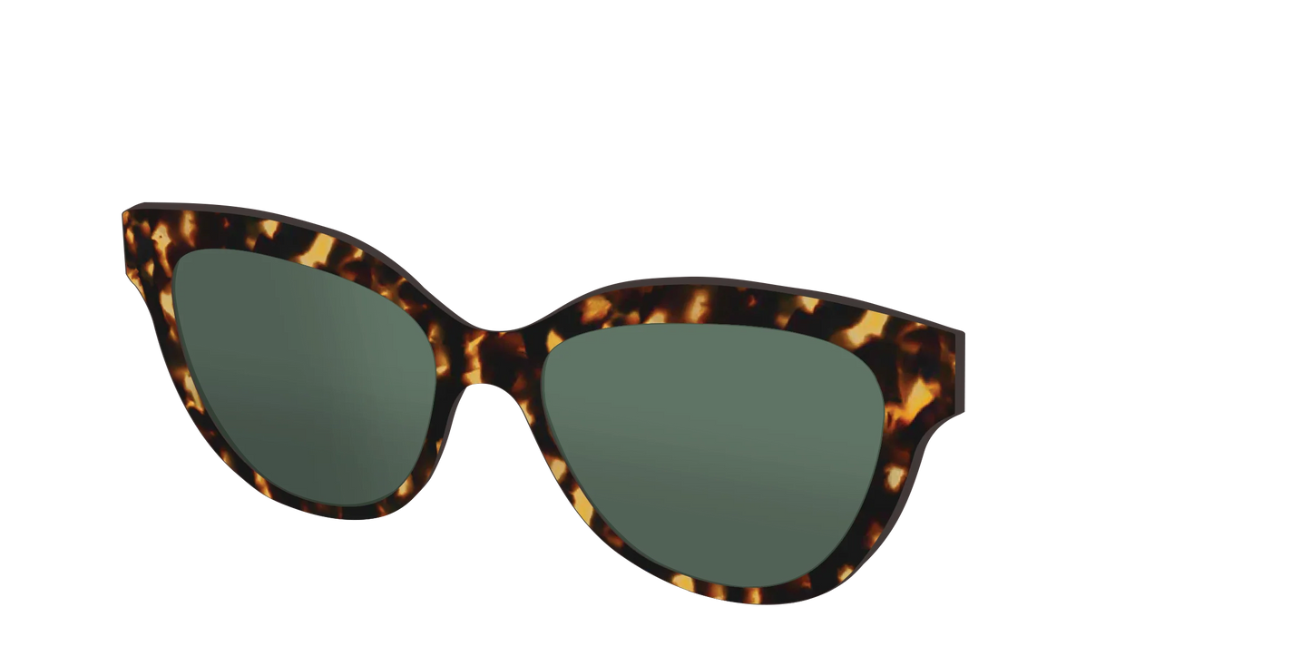The Non-Polarized Green Tortoise Sun Top