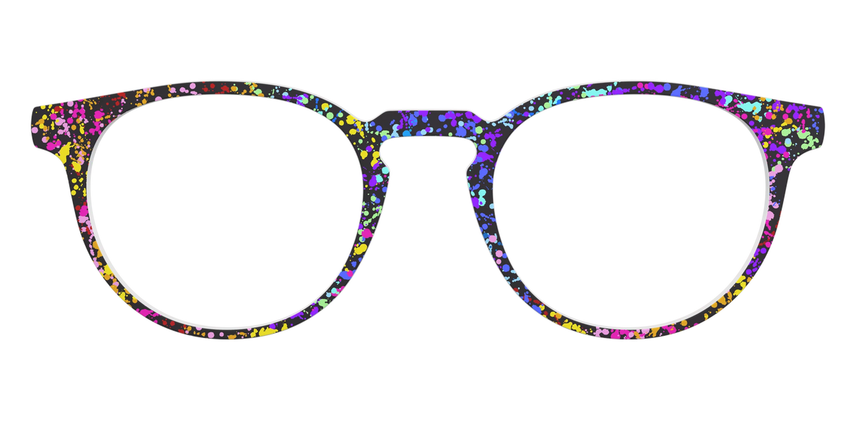 The Rainbow Splatter Black