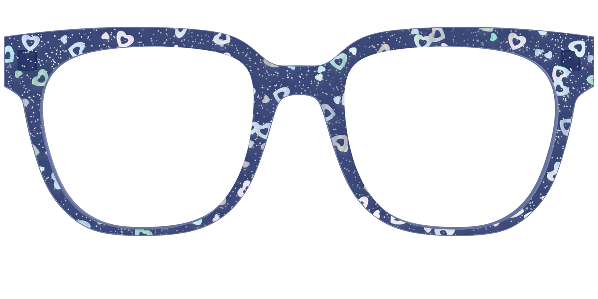 The Denim Heart Glitter Crystal
