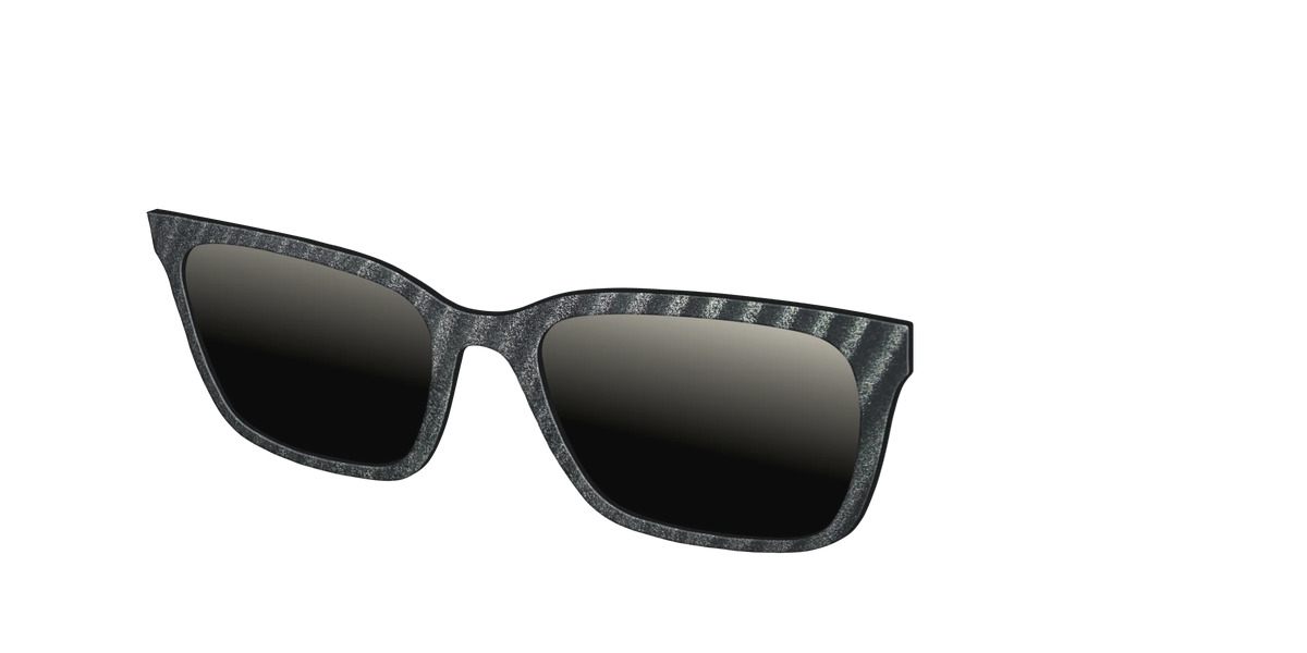 The Polarized Obsidian Stripe Sun Top