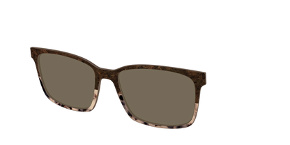 The Polarized Dark Oak Tortoise Split Sun Top