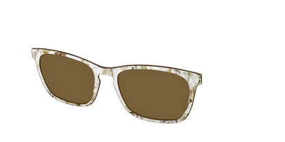 The Polarized Ivory Sand Pearl Shell Sun Top