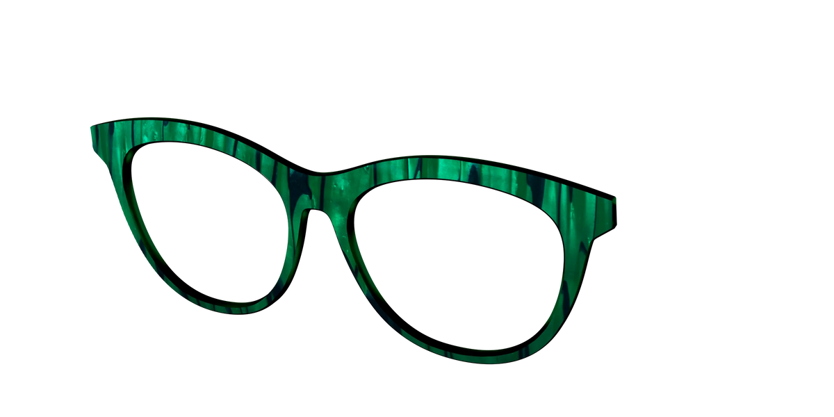 The Emerald Moire Stripes