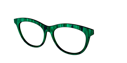 The Emerald Moire Stripes