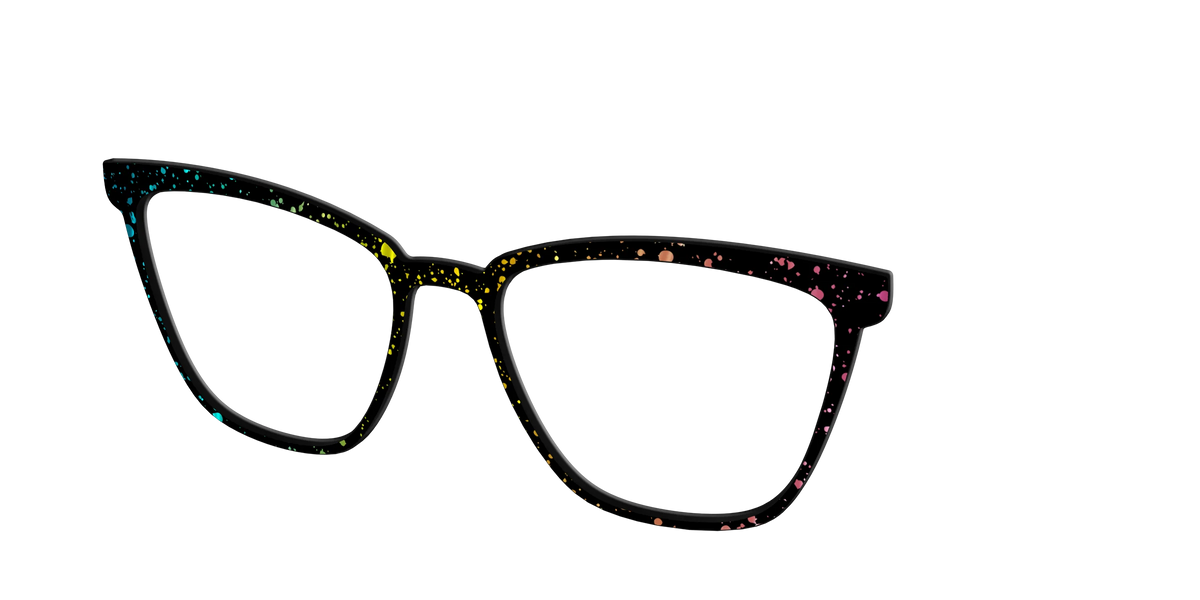 The Rainbow Foil Splatter