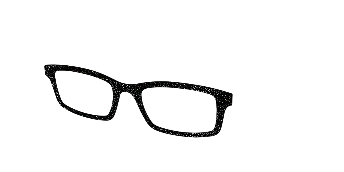 The Black Holographic Mini Dot