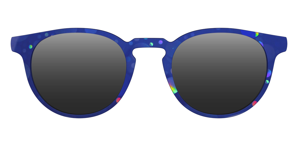 The Polarized Navy Holographic Bubbles Sun Top
