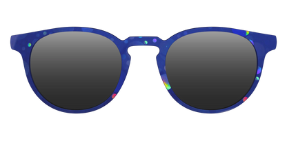 The Polarized Navy Holographic Bubbles Sun Top