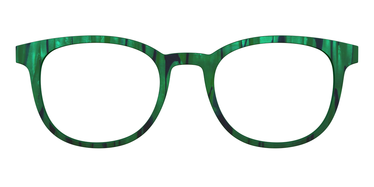 The Emerald Moire Stripes