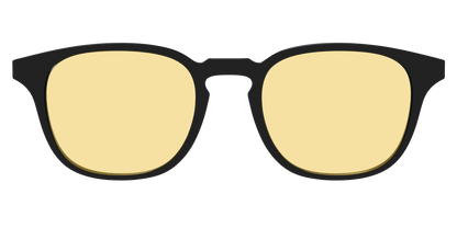 The Black With Citrine Yellow Lens