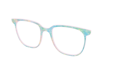 The Pastel Gradient with Holographic Hatching