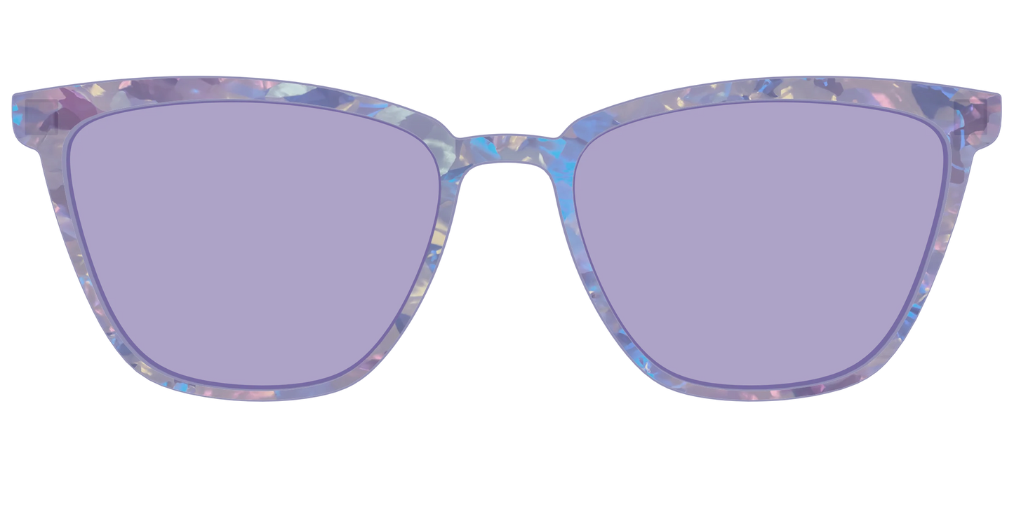The Lavender Pearl Tort With Celestial Purple Lens
