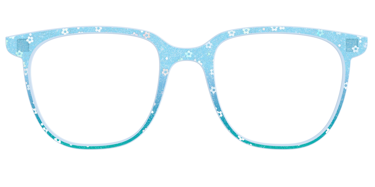 The Sky Blue Crystal with Daisy Glitter