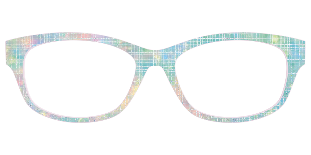 The Pastel Gradient with Holographic Hatching